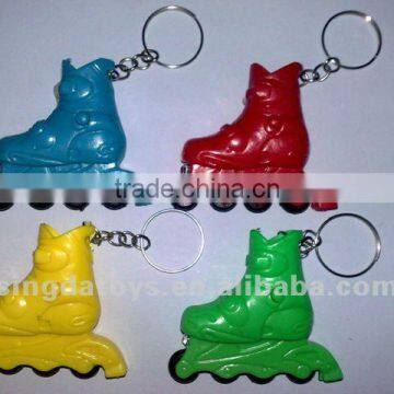 The skating shoe with 4 colors key ring