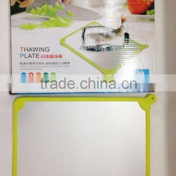 Thawing Plate Food Fresh Keeping Antibacterial Defrosting Plate Aluminium Thaw Tray photo-4