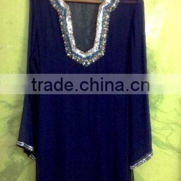 Beaded Chiffon Kaftan