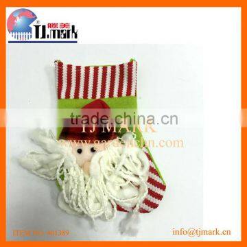 SANTA SOCK MUPPET ORNAMENT