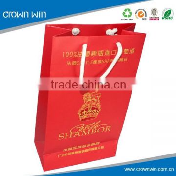 High -End Wine Packaging Paper Handbag