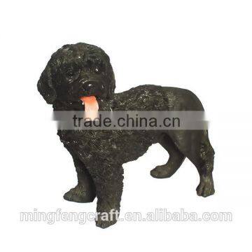 Black Resin dog