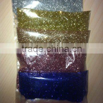 Glitter garland powder pet polyester film