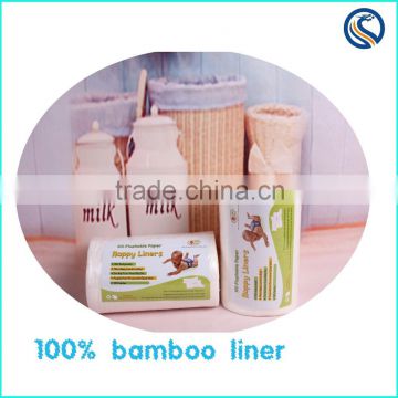 100% Bamboo Diaper Nappy soft Diaper bamboo Liner top quality