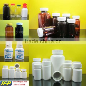 Plastic capsule bottle 30ml, 50ml, 100ml, 120ml, 150ml, 200ml, 250ml, 300ml, 500ml,1000ml