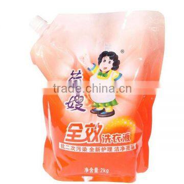 Washing soap detergent packaging bag