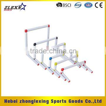 white plastic folding mini soccer training hurdles