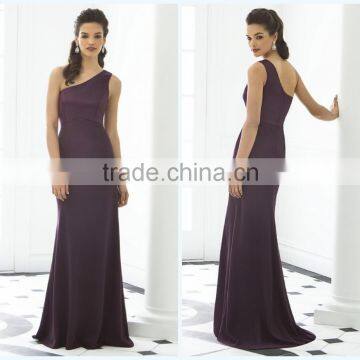 Brush Train One Shoulder Bridesmaid Dresses 2015 HA-185