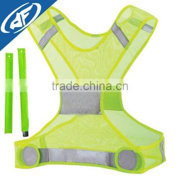 reflective safety vest for wokers fluorescent net