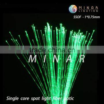 0.75mm Decorative Plastic Side Glow Spot Fiber Optic Cable for Diy Curtain Light photo-2