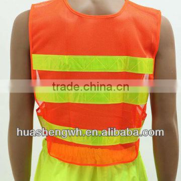 Hi viz roadway reflective safety vest clothing workwear