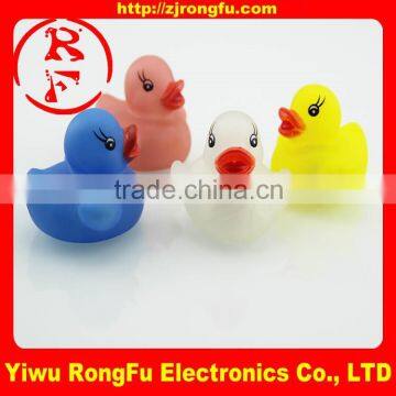 water activated led duck rubber duck glow in the dark