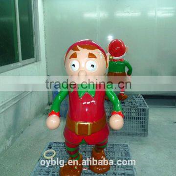 colorful decorative statues, elfish decorative sculpture elfe decoration fiberglass