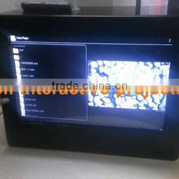 hd transparent touch digital video display with better supply