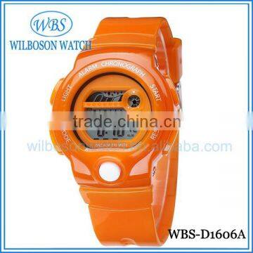 Custom promotion kids digital silicone geneva watch