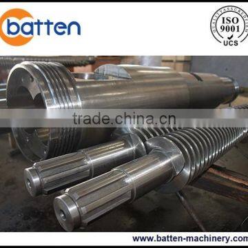 extruder twin conical screw barrel exporter for plastic machine