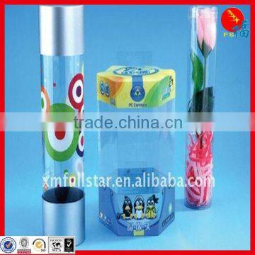 clear empty pvc tube box