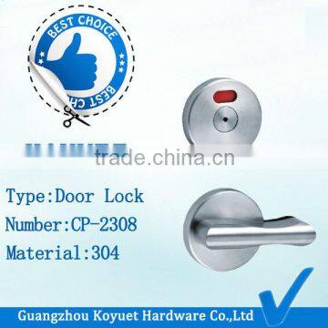 Popular WC Toilet Public Hardware China Handle Bathroom Door Lock