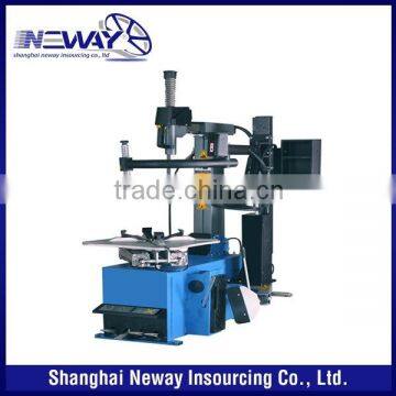 Auto tire machine for changing tire