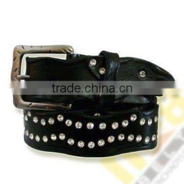 fashion studs leather Waist belt