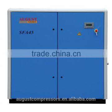 SFA45C 45KW/60HP 13 bar AUGUST stationary air cooled screw air compressor industrial air compressor prices air compressors