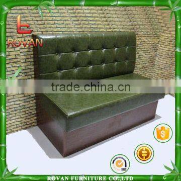 restaurant furniture set beige booth sofa with double side