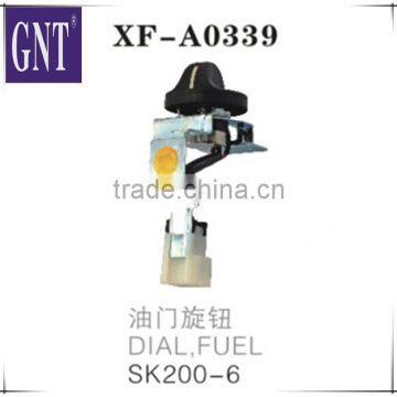 excavator throttle knob for sk200-6