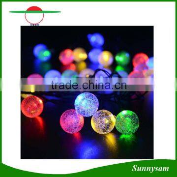 LED Solar Hanging Decorative Balls Lights Waterproof Outdoor Garden Tree Fairy Lighting Warm White/White/RGB