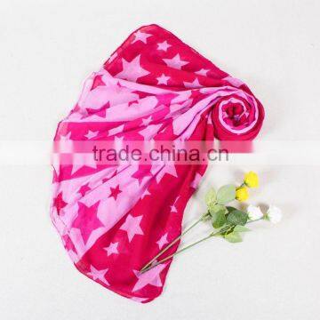 Low MOQ Newest Design Ladies Candy Color Summer Scarves/Ladies Scarf With Two Colors