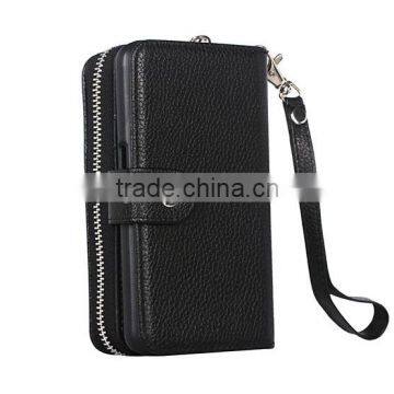 Detachable Bag Purse Cover for Samsung S6 Edge With Zipper