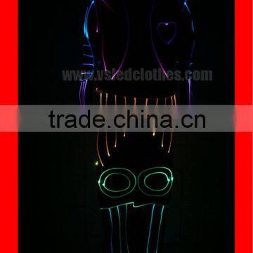 Programmble Fiber Optic Tron Costume, Adult Fiber Opotic Costume