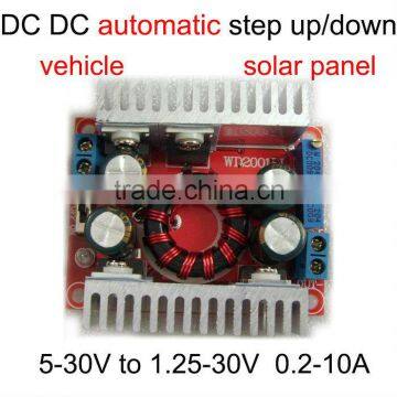 (DC-DC converter) automatic step up & down input 5-30V to output 1.25-30V 0.2-10A solar panel voltage regulator