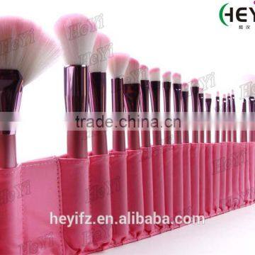 22pcs Synthetic Hair Pink Tip Makeup Brush Set With Storage Bag photo-3