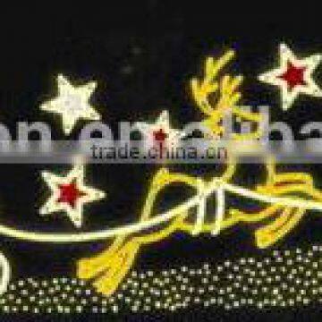 Cross Street Light With Gold Bell Motif Light Christmas Street Motif Light photo-4