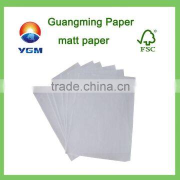 matt art paper/matt paper/White Bond paper for offset printing