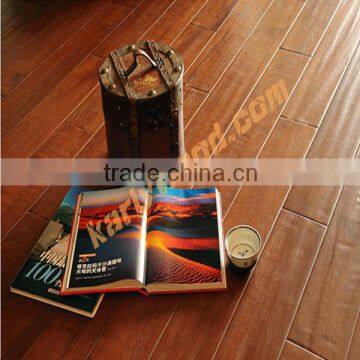 Eco-Friendly Good Quality Burma Teak Wire-brushed Engineered wood flooring