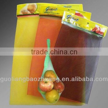 plastic tublar fruit net bags