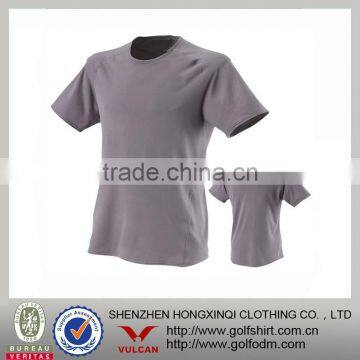 Outdoor Trainning Dry Fit Yarn Dyed Sports Wear Gray Color