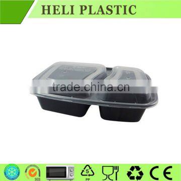 Disposable 4 Compartments Plastic Takeaway Food Container