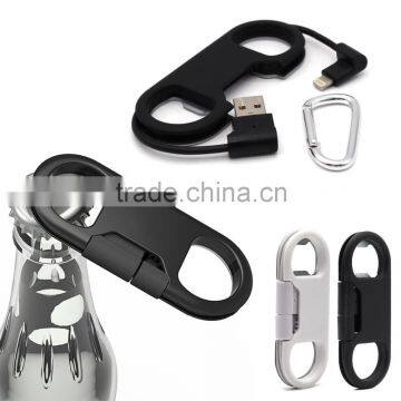 USB Sync Data Charger Charging Cable Bottle Opener For iPhone 5/5S/5C/6/6Plus