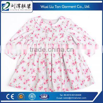 chest pleat loose style fancy softtextile kids shirt