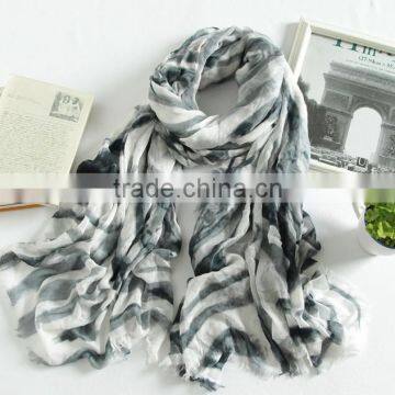 High quality hand-painted polyester scarves