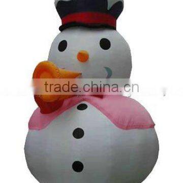 Inflatable holiday decoration Snowman with trumpet