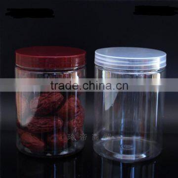 Transparent plastic bottle PET food packaging sealed jars of dried fruit honey bucket Savings