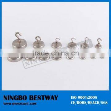 Neodymium magnet with hook M4 thread