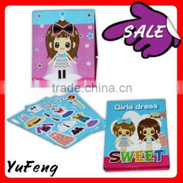 2013 Dress Up Toy Of Magnet