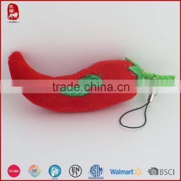Factory Wholesale Stuffed Vegetables Cute Plush Keychain photo-4