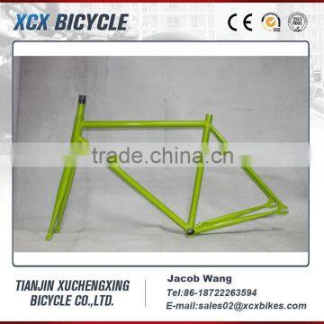 Bright surface Chromoly Fixed Gear Frameset Track Road Bike Frame and Fork