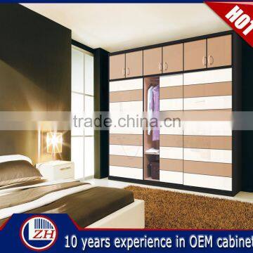 Top Selling Veneer Bedroom Wardrobe Sliding Door System Designs photo-6