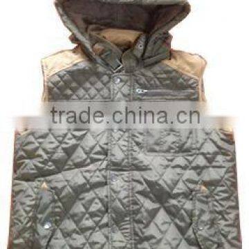 Apparel Stockslots Mens Warm Padded Jacket with Fleece Lining man vest